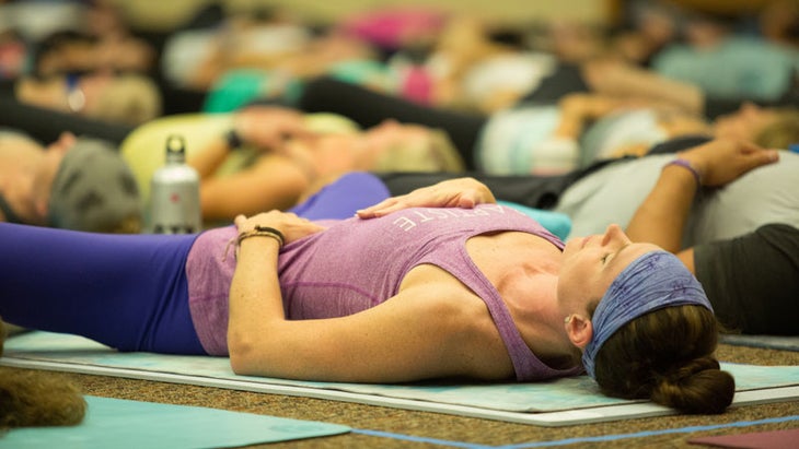 savasana Practice Diaphragmatic Rib Cage Breathing in Savasana.