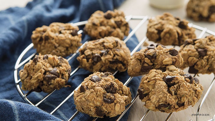 Nourish_277_04_FNL-gluten-free-cookies gluten-free food, Banana-Zucchini
Chocolate-Chip Cookies