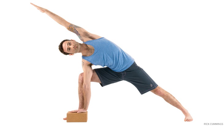 Tias Little extended side-angle pose Tias Little extended side-angle pose