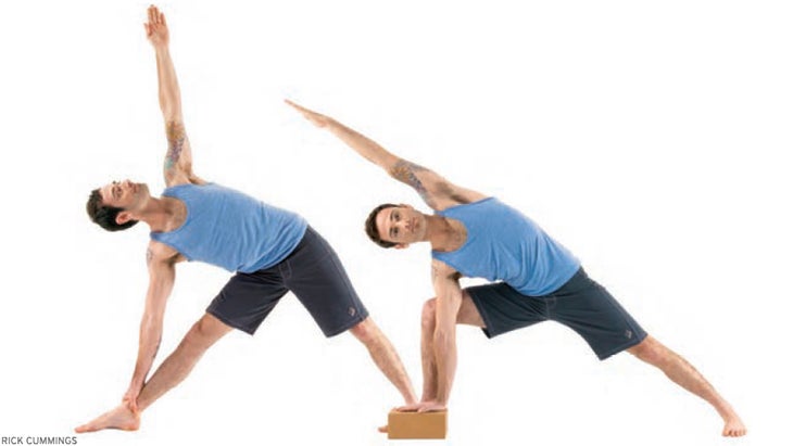 Tias Little Trikonasana to Parsvakonasana Tias Little Trikonasana to Parsvakonasana