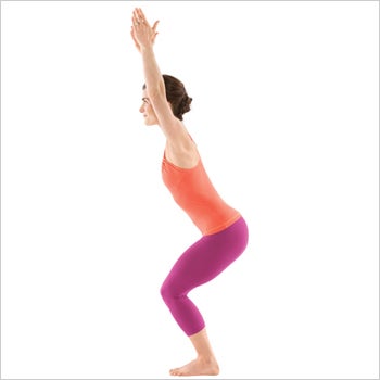 chair pose utkatasana