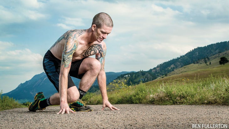 Trail Running Lunge Pose Trail Running Lunge Pose