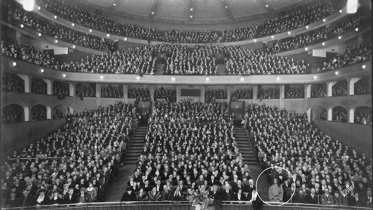 Yogananda lecture in US