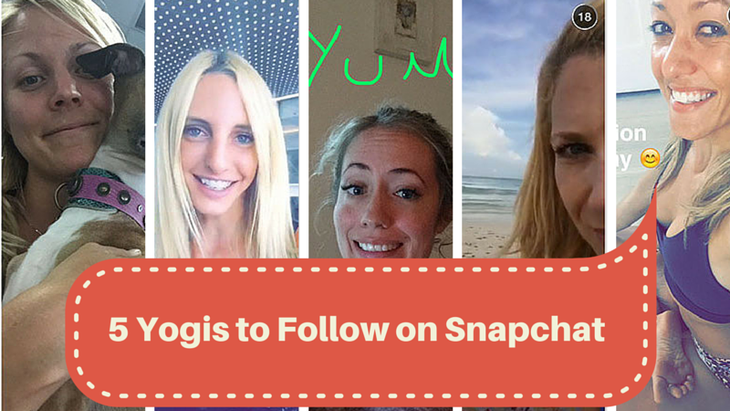 5YogistoFollowonSnapchat 5 Yogis to Follow on Snapchat