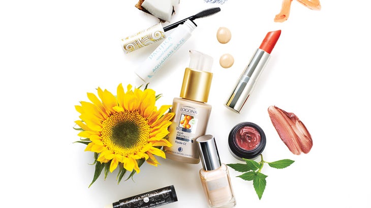 Beauty_278_03_FNL beauty products, sunflowers