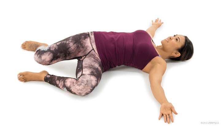 Meditation_279_10_FNL2 easy supine twist pose, supta matsyendrasana