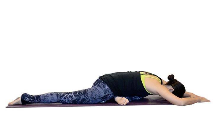 Two Fit Moms in Sleeping Swan Pose. Two Fit Moms in half pigeon pose, eka pada rajakapotasana