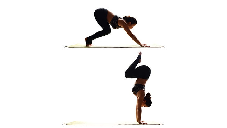 Two Fit Moms perform Donkey Kicks. Two Fit Moms perform Donkey Kicks