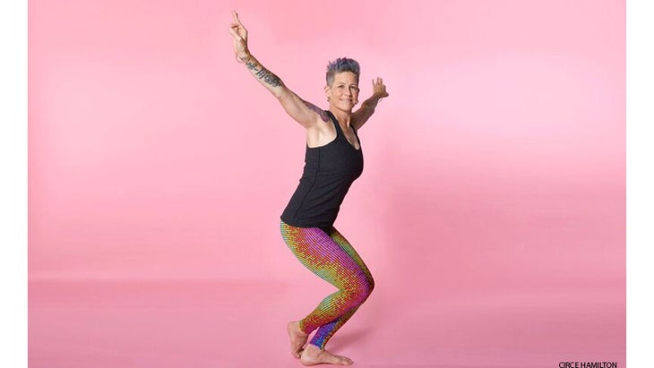 Dana Trixie Flynn performs Magic Ganesha OMG mudra. Dana Trixie Flynn performs Magic Ganesha OMG mudra.