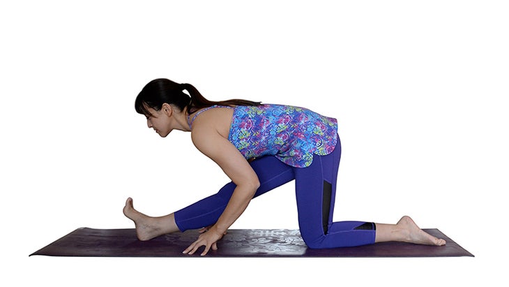 Two Fit Moms perform Half Split. Two Fit Moms perform Half Split.