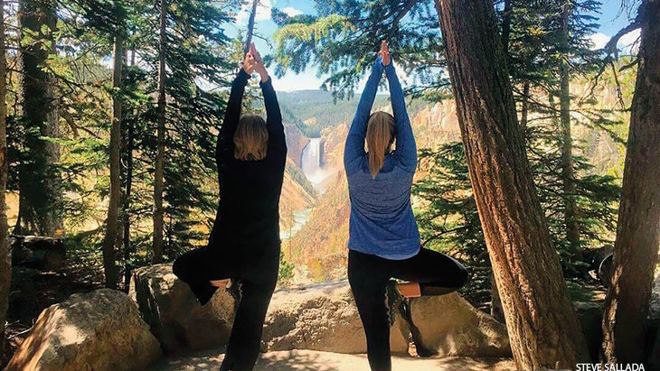 mother daughter tree pose, vrksasana mother daughter tree pose, vrksasana