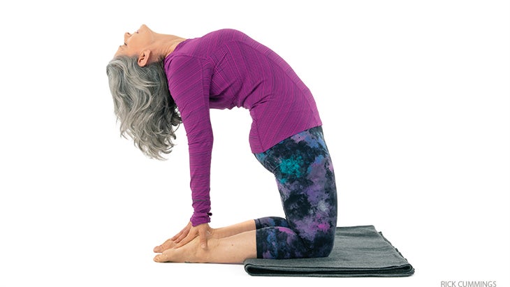 camel pose