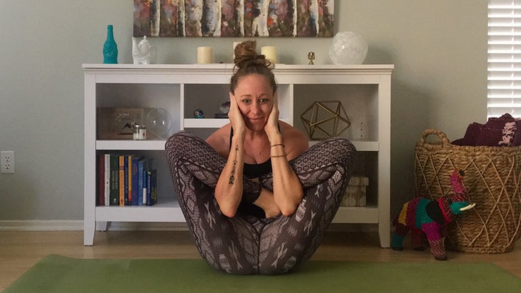 Embryo Pose Garbha Pindasana Embryo Pose Garbha Pindasana