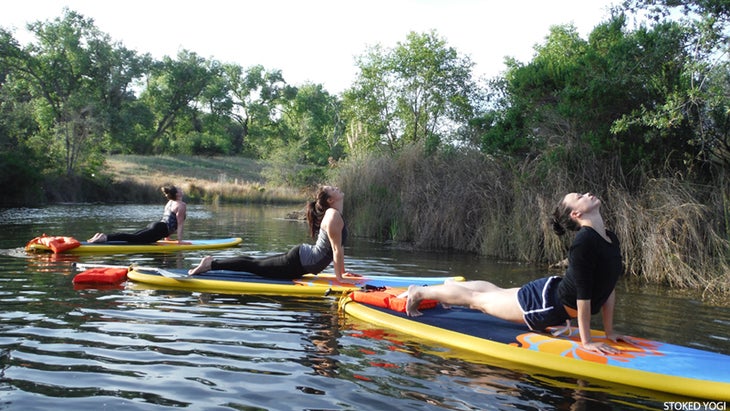 UpwardFacingDog SUP StokedYogi Upward Facing Dog SUP