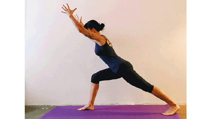 Crescent lunge Crescent lunge