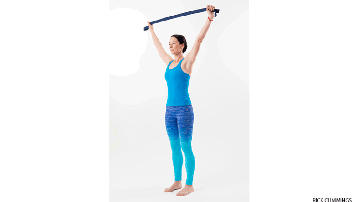 Shoulder flossing Shoulder flossing
