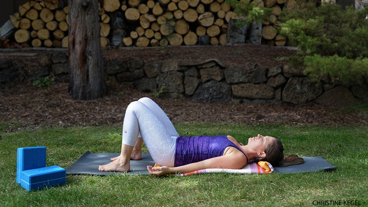 Deven Sisler demonstrates Constructive Rest. Deven Sisler demonstrates Constructive Rest.
