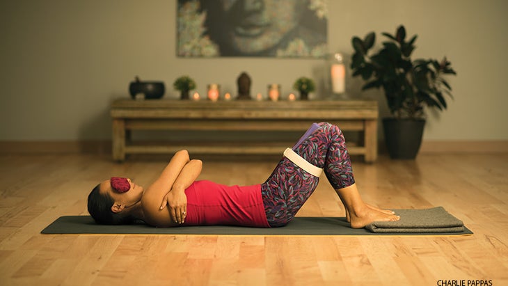 Larissa Hall Carlson constructive rest, restorative yoga constructive rest, restorative yoga