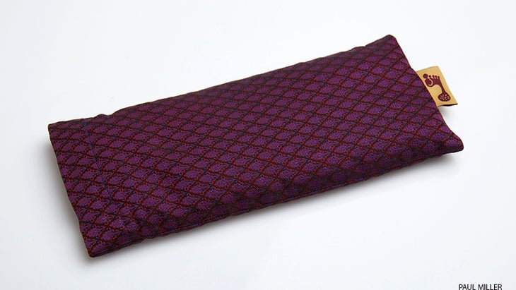 Barefoot Yoga’s silk eye pillow Barefoot Yoga’s silk eye pillow