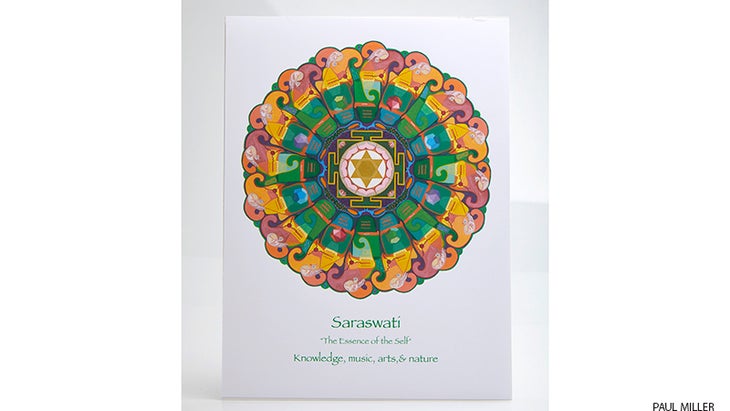 Saraswati yantra print by Melissa Forbes Saraswati yantra print by Melissa Forbes