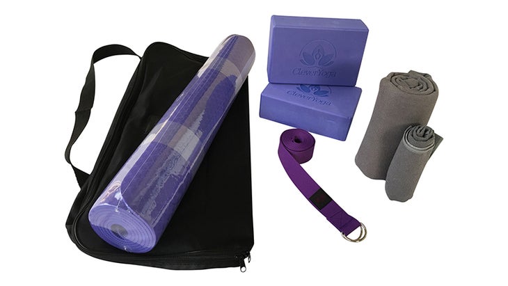 Clever Yoga Kit 7 Piece Essentials Beginners Bundle Clever Yoga Kit 7 Piece Essentials Beginners Bundle