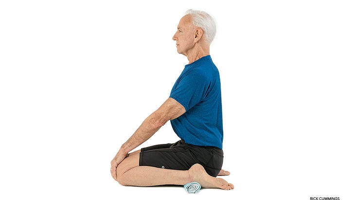 If the stretch in your
ankles is too intense … If the stretch in your
ankles is too intense …