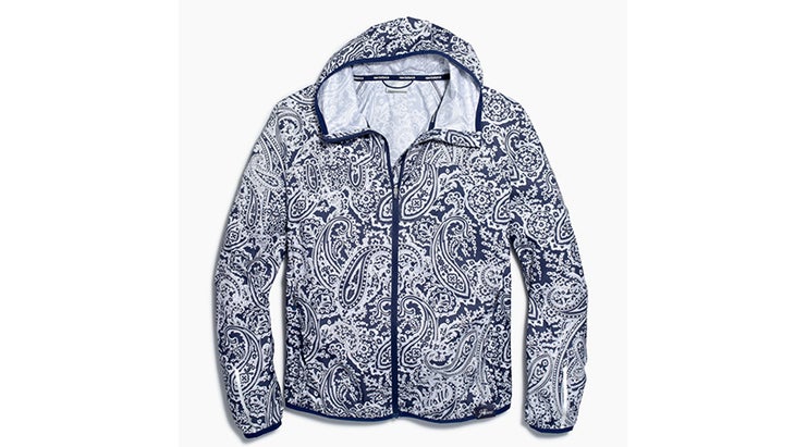 New Balance for J.Crew Paisley Windbreaker New Balance for J.Crew Paisley Windbreaker
