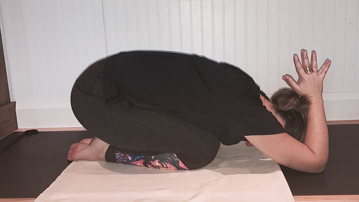 Tadpole or Traditional Childs Pose Tadpole or Traditional Childs Pose