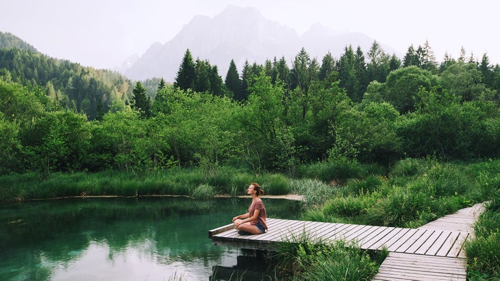 iStock-646072002 Meditation, lake, forest