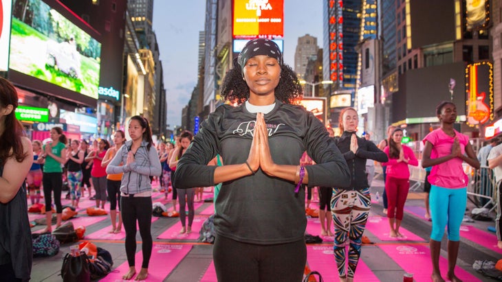 nyc Solstice in Times Square 2017