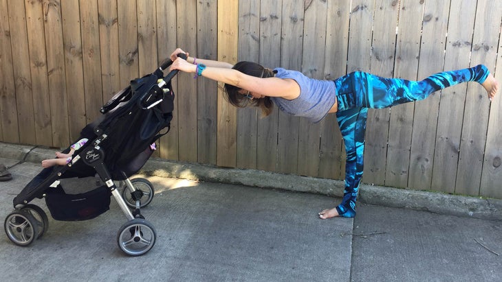 stroga-6 warrior 3, postnatal yoga, stroga