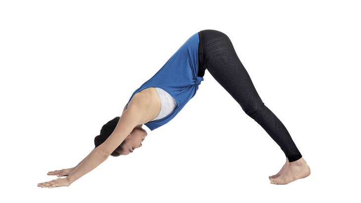 11-downward-facing-dog Pilates Can Help Yogis Lengthen Their Side Body in Poses Like Downward-Facing Dog.