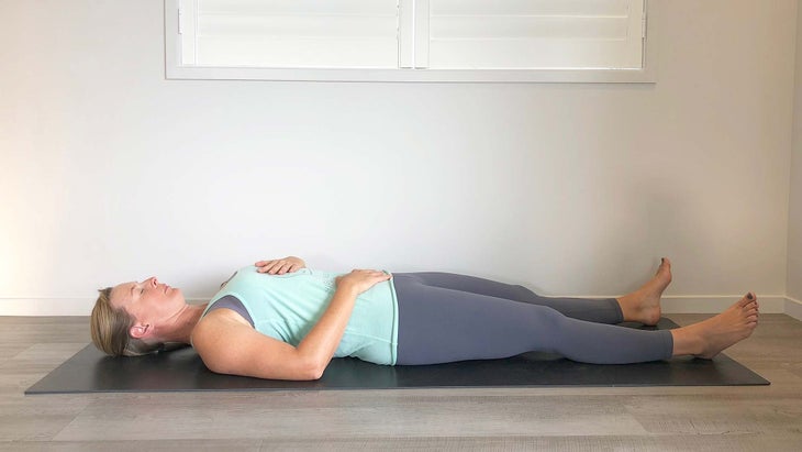 01-Breathing easy yoga pose mindful breath