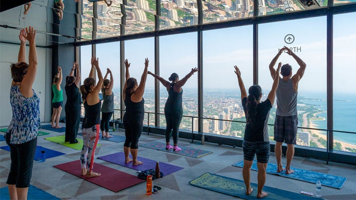 360 Sky Yoga in Chicago