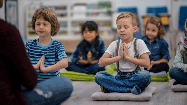 kidsyoga Kids Meditating