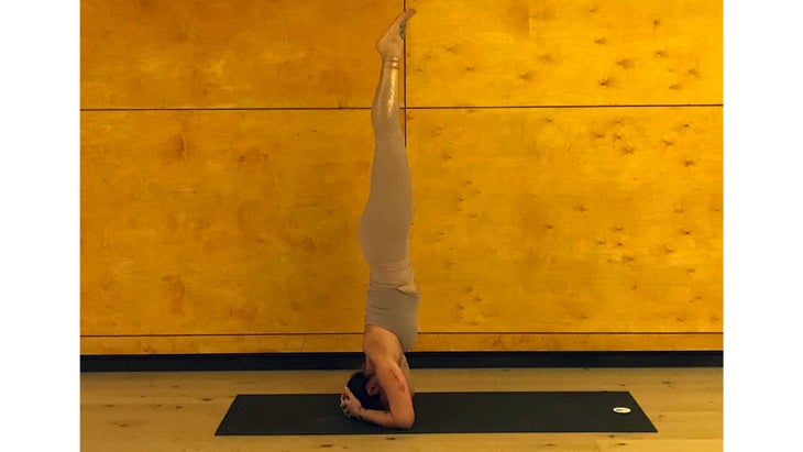 8-headstand headstand, intuition