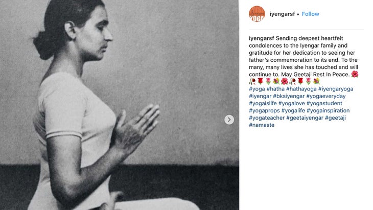 geeta8 Geeta Iyengar Death