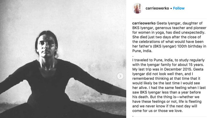 geetaiyengarinsta5 Geeta Iyengar Death