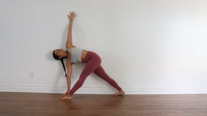 Parivrtta-Trikonasana None