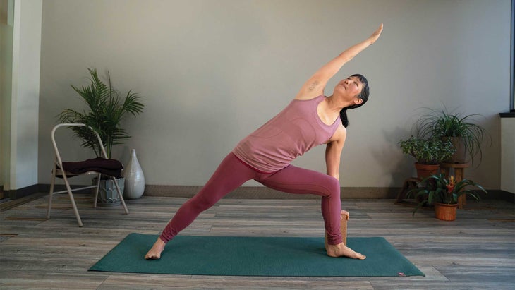 extendedsideanglepose Extended Side Angle Pose, pelvis