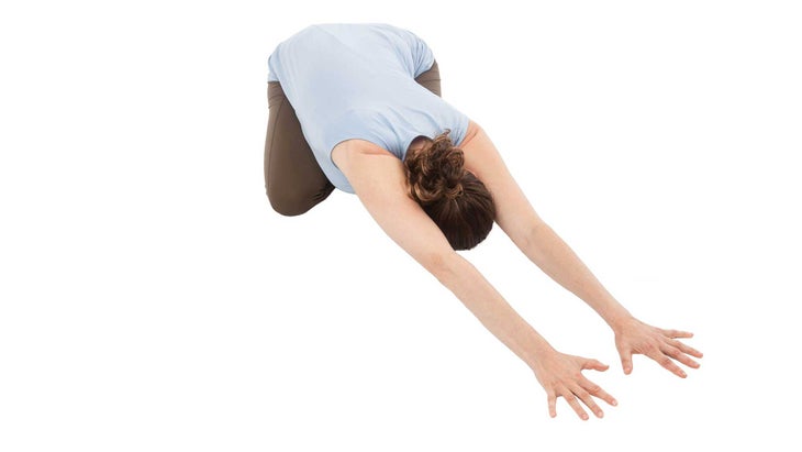 HEALING_childsposesidestretch bladder and kidney, child's pose stretch