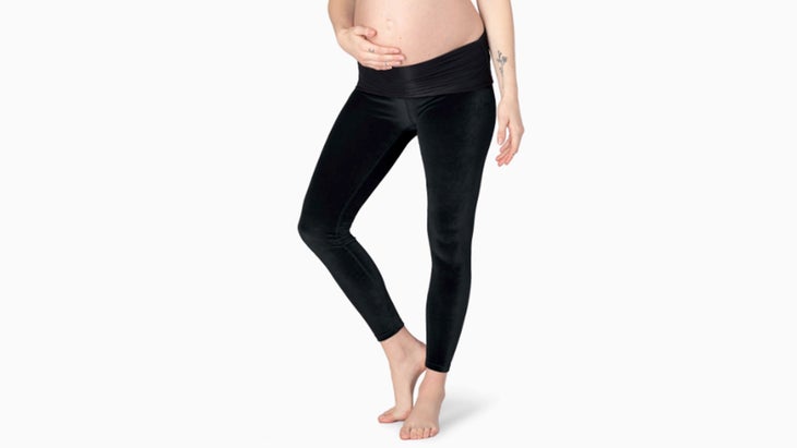 Screen-Shot-2019-01-03-at-10.36.30-AM Maternity Velvet High Waisted Midi Legging