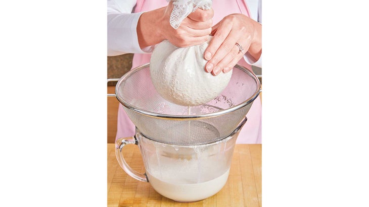 strainalmondmilk strain homemade almond milk