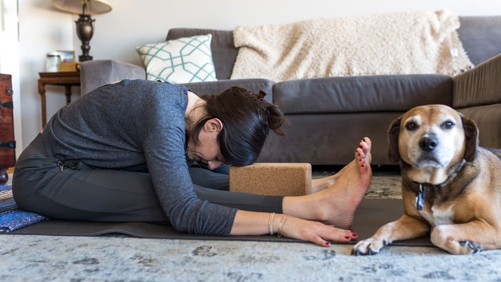 yoga for grief: Restorative Pascimottanasana (Western Stretch)