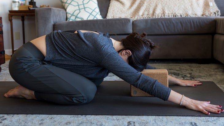 yoga for grief: child's pose