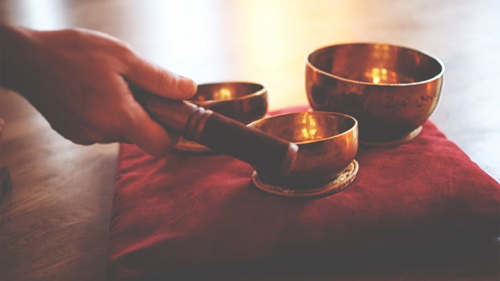insightmeditationsociety Meditation Retreat, singing bowls