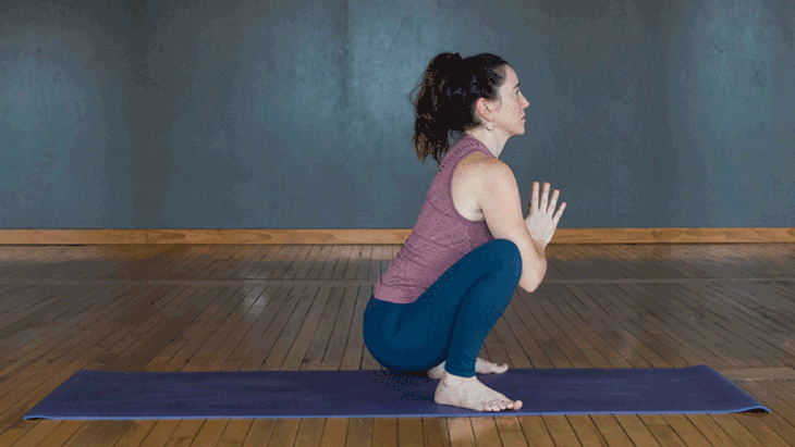malasanaclaire Yoga for a bad day. Malasana.