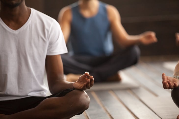 iStock-922344888 police doing yoga