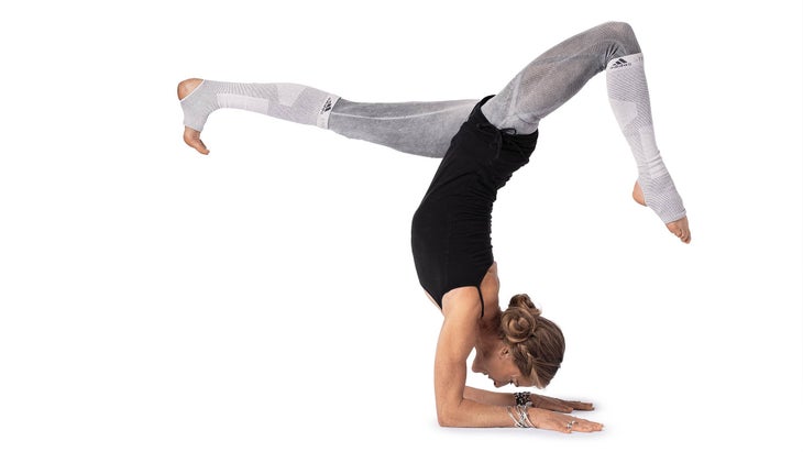 Pincha-Mayurasana-with-Stag-Leg-Variation Pincha Mayurasana with Stag Leg variation - Kula Flow
