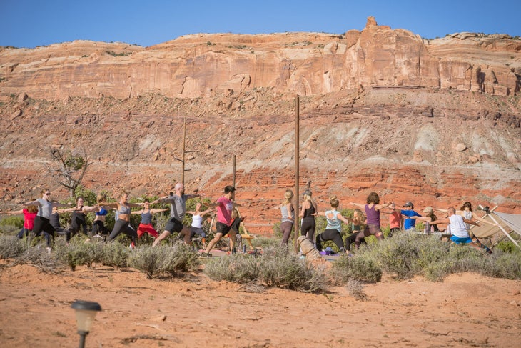 desert yoga None
